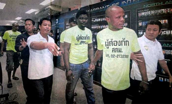 Inmigrantes ilegales en Bangkok Tailandia