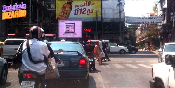 Semáforo en Bangkok Tailandia