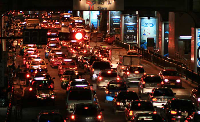 Tráfico en Bangkok