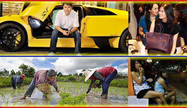 Clases sociales en Tailandia Lamborghini