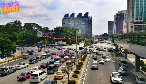 tráfico en Kuala Lumpur