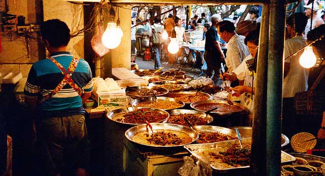 Comida callejera en Bangkok