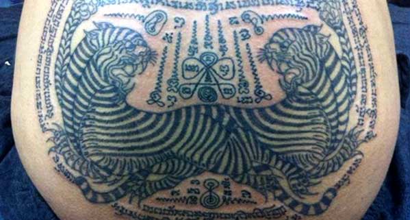 tatuaje tigre sak yant