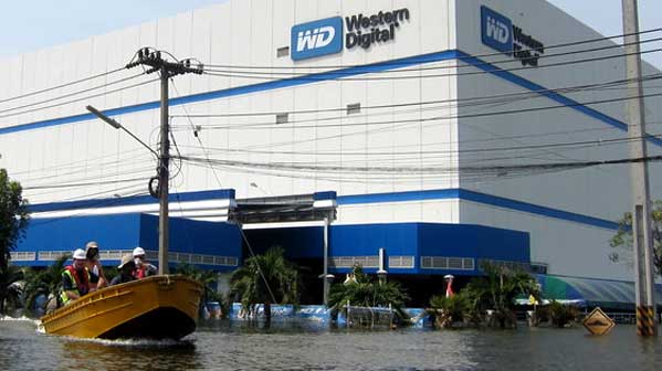 Inundaciones Tailandia 2011 discos duros