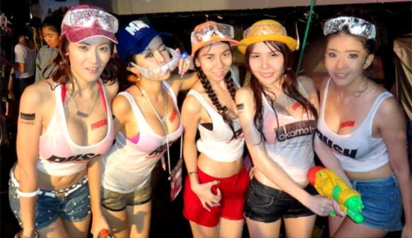 Songkran 2017 chicas