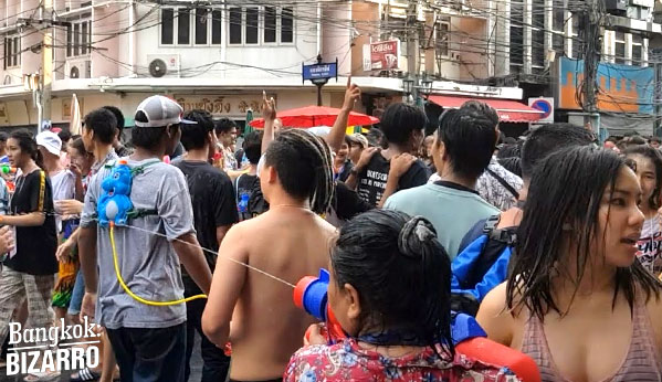 Songkran en Khaosan 2019
