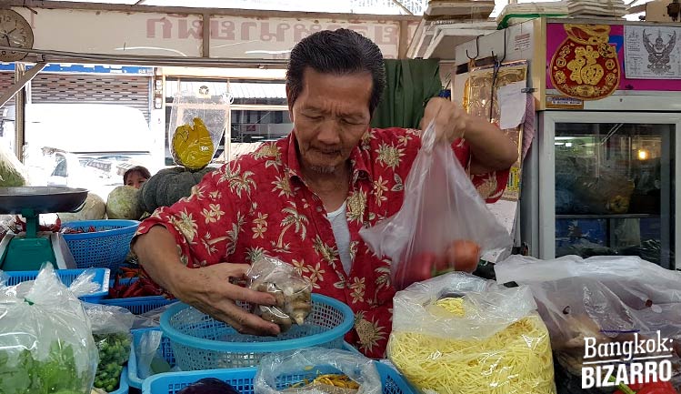 Frutero mercado Tailandia