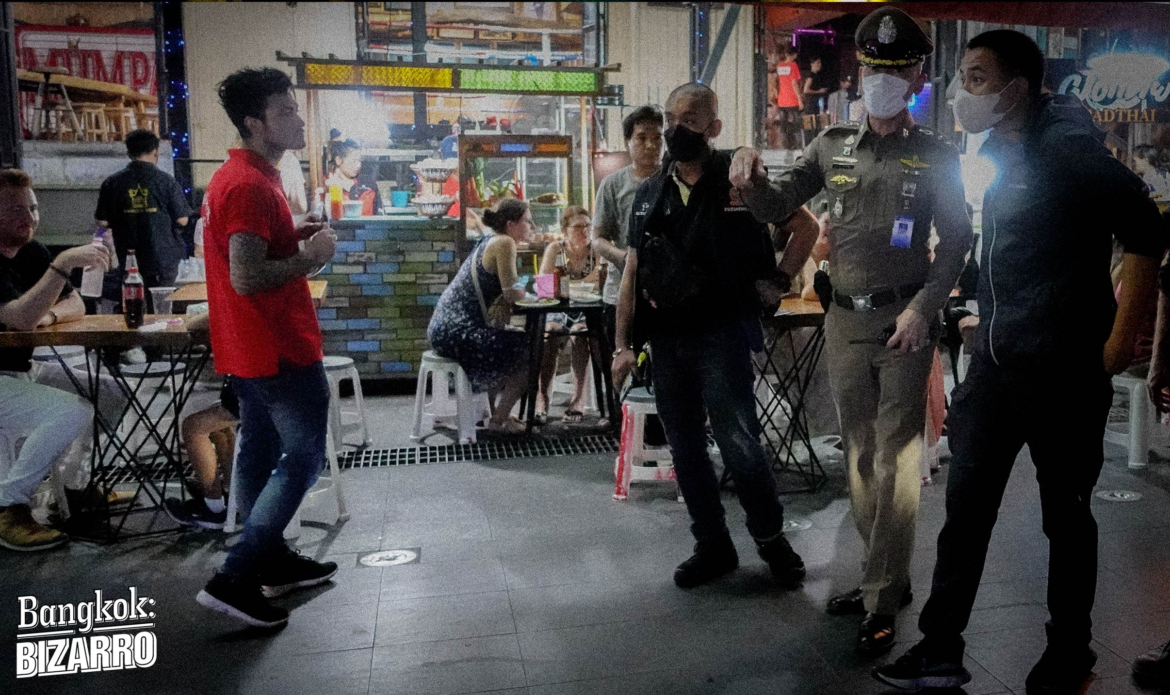 Policía tailandia Khaosan